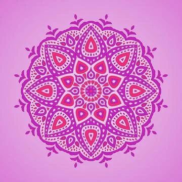 Vector illustration of ornamental mandala Stock Illustration