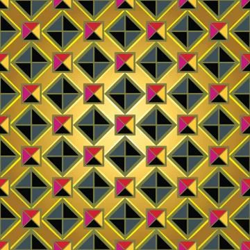 Vector illustration of overlapping rectangles Stock Illustration