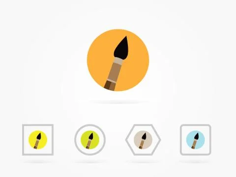 Vector Illustration Paint brush icon vector illustration Stock Illustration