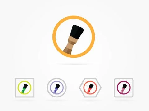 Vector Illustration Paint brush icon vector illustration Stock Illustration