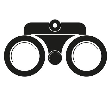 Vector Illustration of a pair of binoculars on a white background Stock Illustration