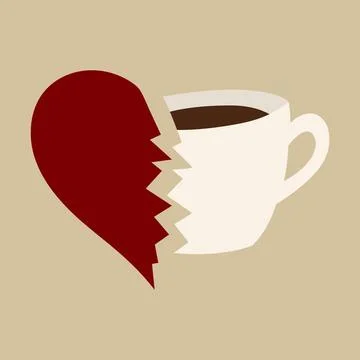 Vector illustration of A part of heart Stock Illustration