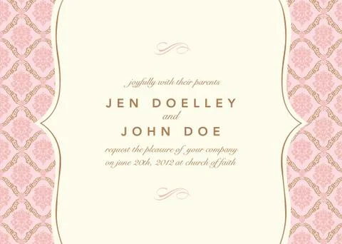 Vector illustration of a pastel pattern and frame Иллюстрация