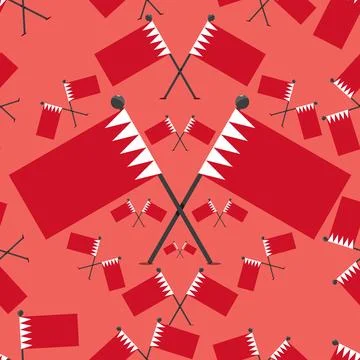 Vector Illustration of Pattern Austria Flags Stock Illustration