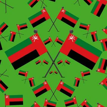 Vector Illustration of Pattern Austria Flags Stock Illustration