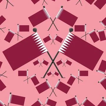 Vector Illustration of Pattern Belgium Flags Stock Illustration