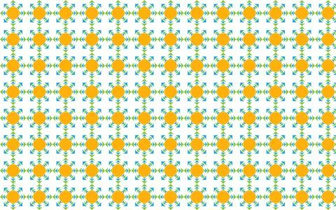 Vector illustration of a pattern of colored triangles on a white background 스톡 일러스트