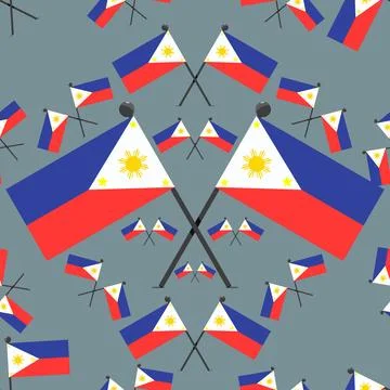 Vector Illustration of Pattern Czech Flags Stock Illustration