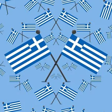 Vector Illustration of Pattern Ireland Flags Stockillustratie