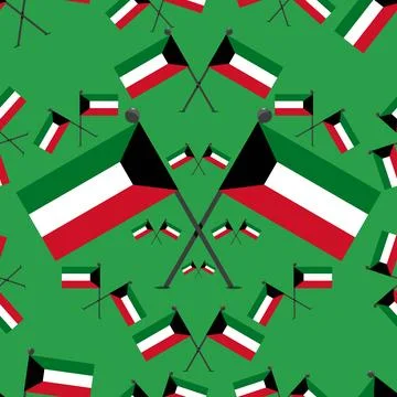 Vector Illustration of Pattern Netherlands Flags Stock Illustration