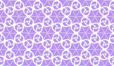 Vector illustration with pattern in triangles style. Curved line. Decorative  Stock Illustration