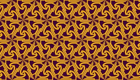 Vector illustration with pattern in triangles style. Curved line. Decorative  스톡 일러스트