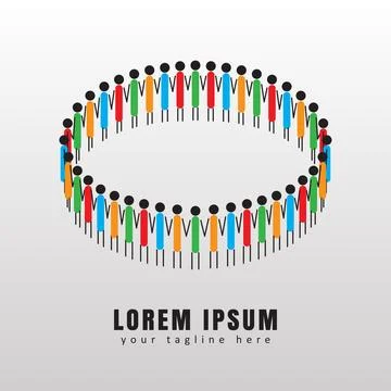 Vector illustration of people Stock Illustration