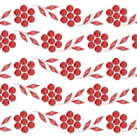Vector illustration. Perforated two-tone patterns, hand draw, embroidery. Stock Illustration
