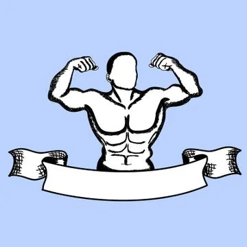 Vector illustration of a person. Ilustração Stock