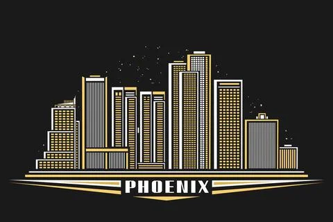 Vector illustration of Phoenix Stock Illustration