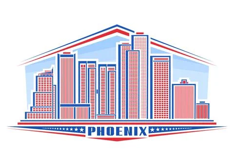 Vector illustration of Phoenix Stock Illustration
