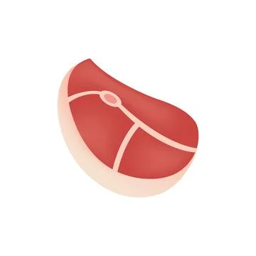 Vector illustration of a piece of meat Stock-Illustration