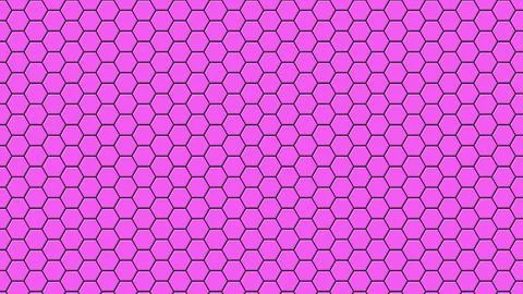 Vector illustration of pink hexagon background. Technology pattern. Stock Illustration