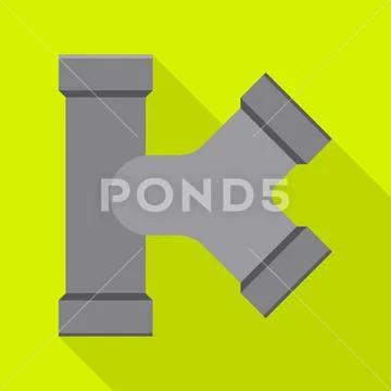 Vector illustration of pipe and tube sign. Set of pipe and pipeline ...