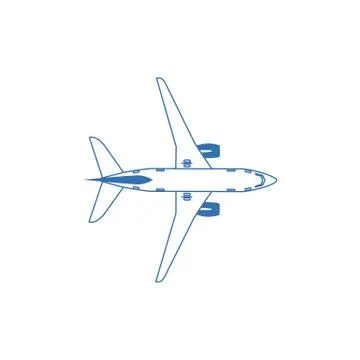 Vector illustration. Plane, airplane. Flat background. Travel and tourism. Stock Illustration