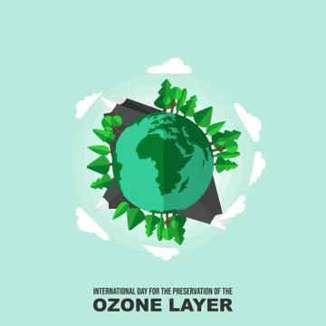 Vector Illustration of Planet earth with environmental design Stock Illustration