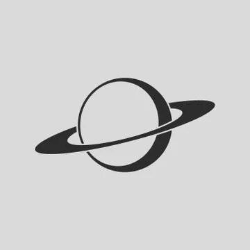 Vector illustration of planet space Icon. Isolated. Stock Illustration