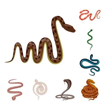 Vector illustration of poison and evil icon. Collection of poison and bite stock イラスト素材