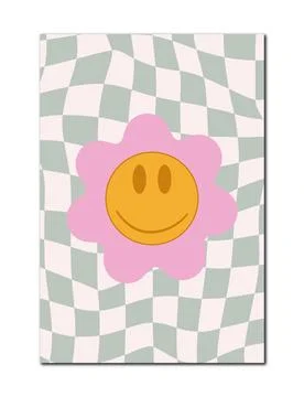Vector illustration. Posters in trendy y2k style. Modern minimalist print. .. Stock Illustration