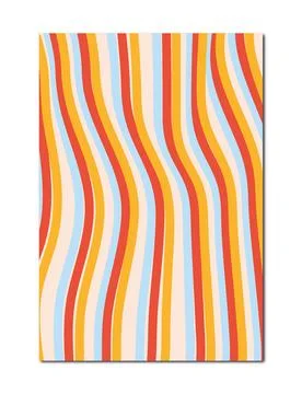 Vector illustration. Posters in trendy y2k style. Modern minimalist print Stock Illustration