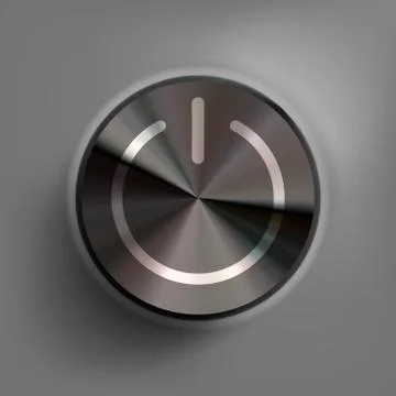 Vector illustration power button. EPS 10 Stock Illustration