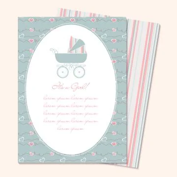 Vector illustration of pram Stock Illustration