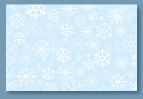 This vector illustration presents a charming winter background filled with Stock Illustration