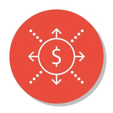Vector Illustration Of Project Management Icon On Cash Flow, Business And Suc Stock Illustration