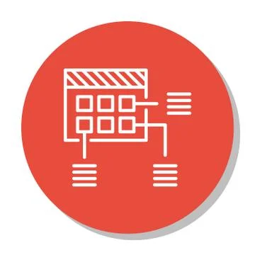 Vector Illustration Of Project Management Icon On Planning And Schedule In Tr Stock Illustration