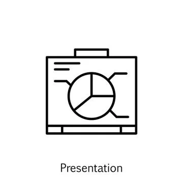 Vector Illustration Of Project Management Icon On Graph, Chart And Presentati Stock Illustration