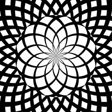 Vector illustration psychedelic spiral effect イラスト素材