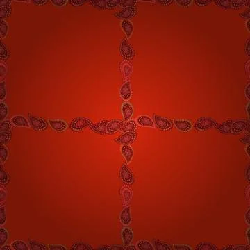 Vector illustration. Quadrate frames doodles. Seamless pattern. Illustration in Stock Illustration