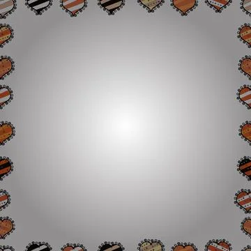 Vector illustration. Quadrate frames doodles. Seamless pattern. Illustration in Stock Illustration