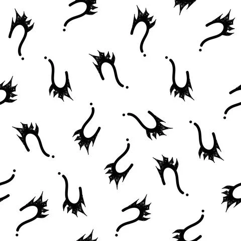 Vector illustration. Question mark seamless pattern. Seamless vector pattern Stock Illustration