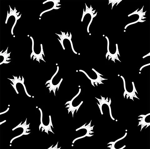 Vector illustration. Question mark seamless pattern. Seamless vector pattern Stock Illustration