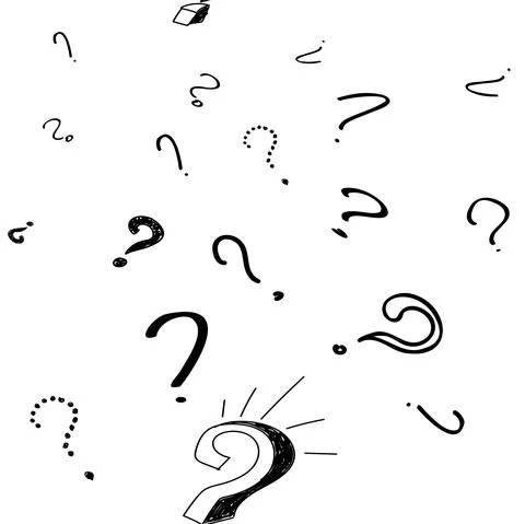 Vector illustration. Question mark seamless pattern. Seamless vector pattern Stock Illustration