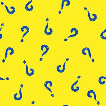 Vector illustration. Question mark seamless pattern. Seamless vector pattern イラスト素材