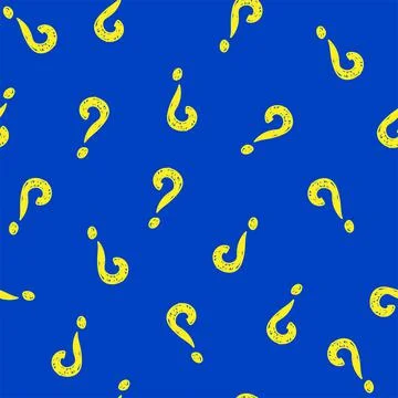 Vector illustration. Question mark seamless pattern. Seamless vector pattern Stockillustratie