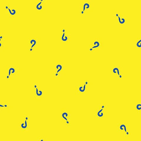 Vector illustration. Question mark seamless pattern. Seamless vector pattern Stock Illustration
