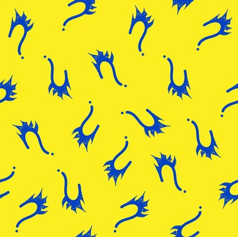 Vector illustration. Question mark seamless pattern. Seamless vector pattern Stock Illustration