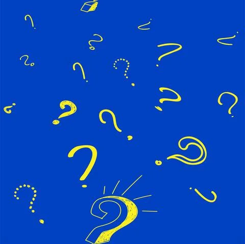 Vector illustration. Question mark seamless pattern. Seamless vector pattern Stock Illustration