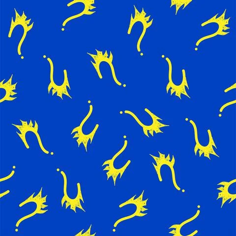 Vector illustration. Question mark seamless pattern. Seamless vector pattern Stock Illustration