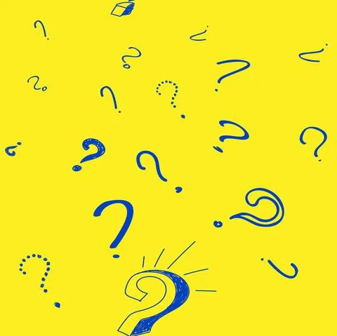 Vector illustration. Question mark seamless pattern. Seamless vector pattern イラスト素材