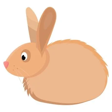 Vector illustration of a rabbit. Stock Illustration